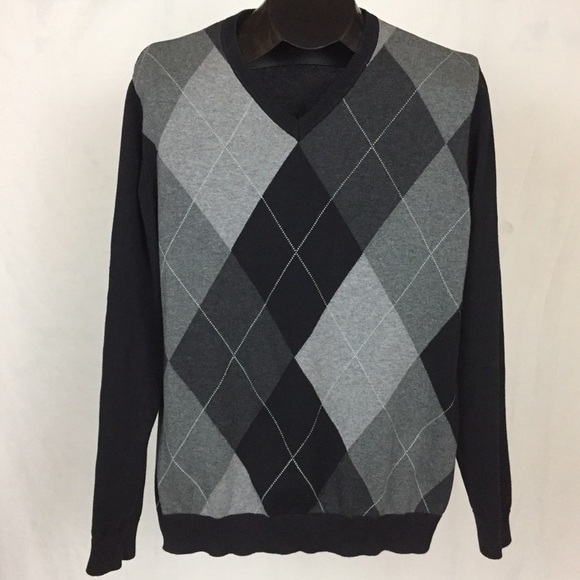 ARGYLE Light Cotton Sweater by Claiborne - Picture 3 of 6
